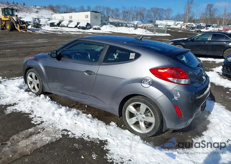 2015 Hyundai Veloster from USA, damaged, VIN KMHTC6AD0FU237139